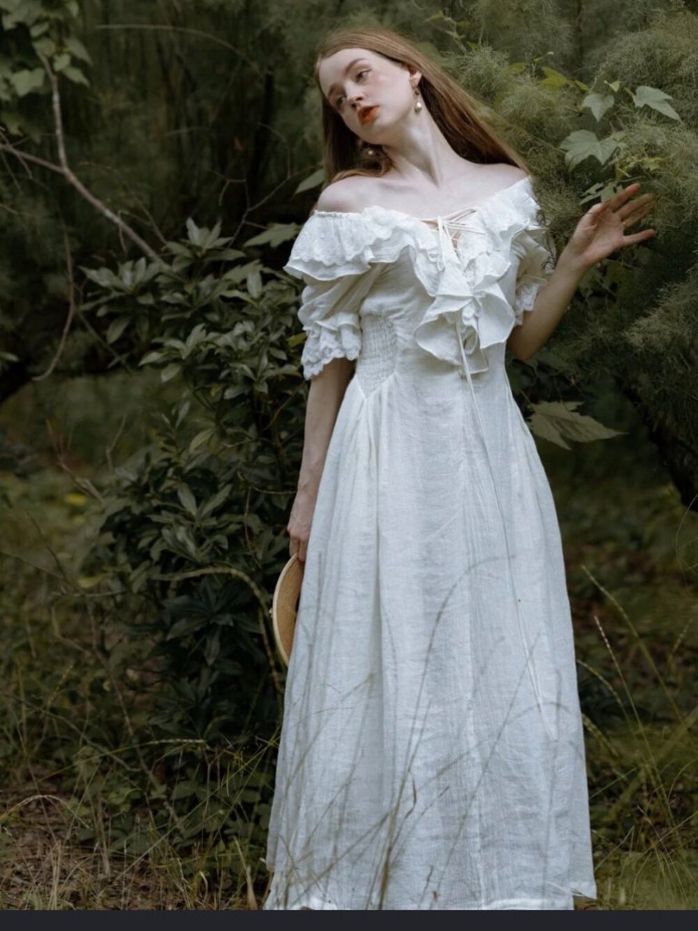 Linennaive white 100% linen dress